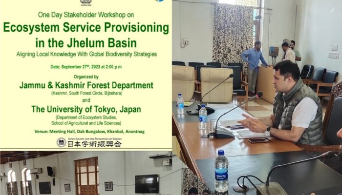 Forest Department organises collaborative Stakeholders Workshop on Ecosystem Services in Anantnag Aman Malik