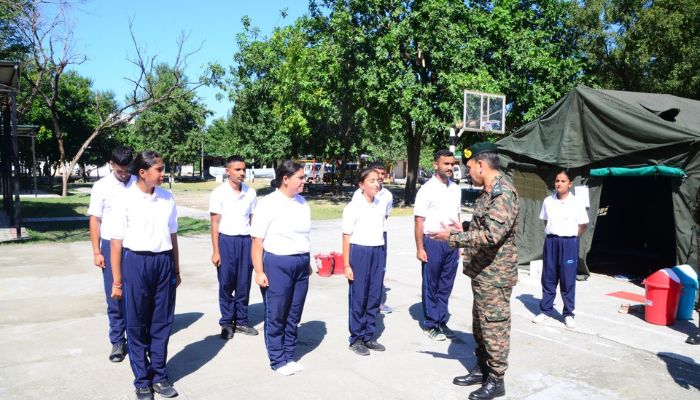 NCC CADETS OF JK&L DTE DEPART FOR ALL INDIA NAUSAINIK CAMP