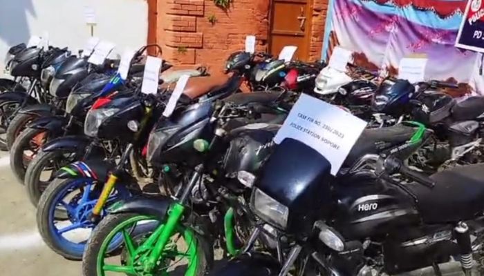 Police arrest Bike lifter in Sopore, Stolen bikes recovered