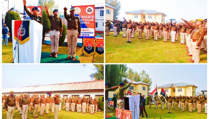 GANDERBAL POLICE OBSERVED PLEDGE CEREMONY ON THE OCCASION OF VIGILANCE AWARENESS WEEK